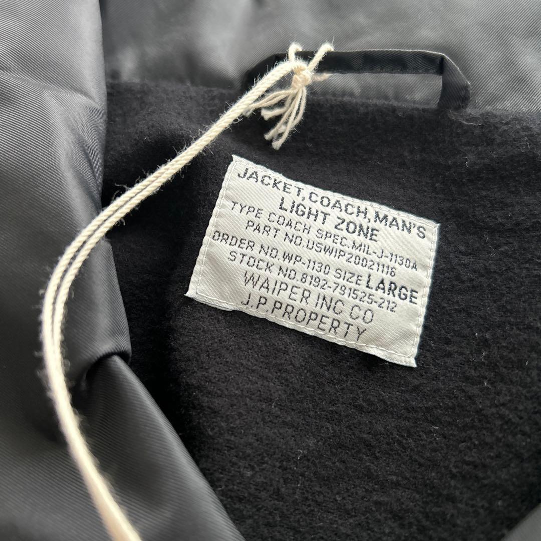WAIPER.inc ミニマル コーチジャケット 【WP1130】　size L