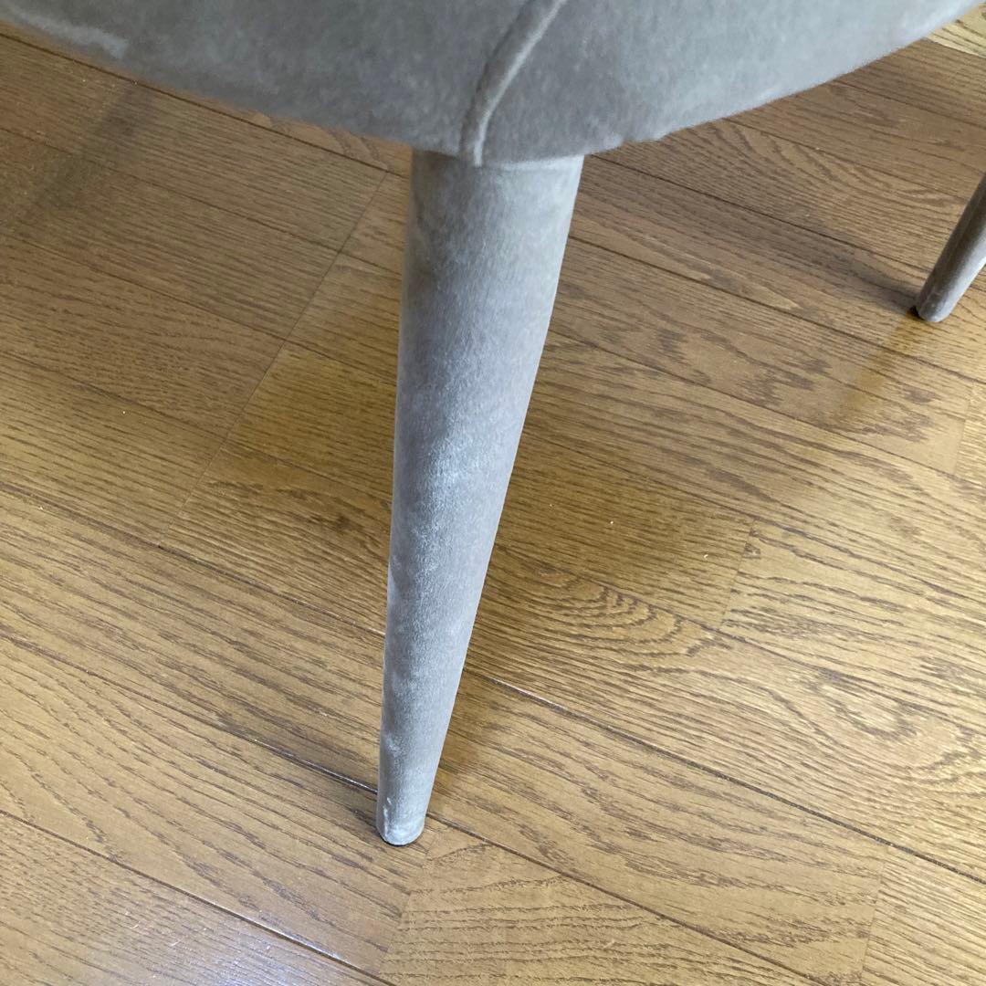 moda en casa モダンエンカーサ　バンケットチェア　グレー