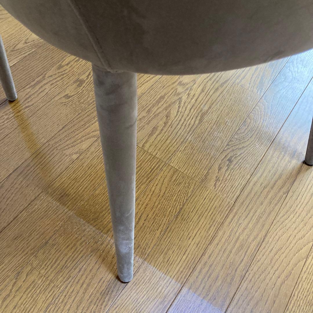 moda en casa モダンエンカーサ　バンケットチェア　グレー