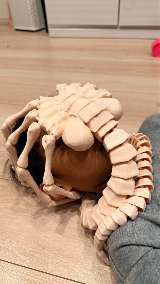 【エイリアン/Alien】可動関節式！超リアル実物大 フェイスハガー3Dプリント