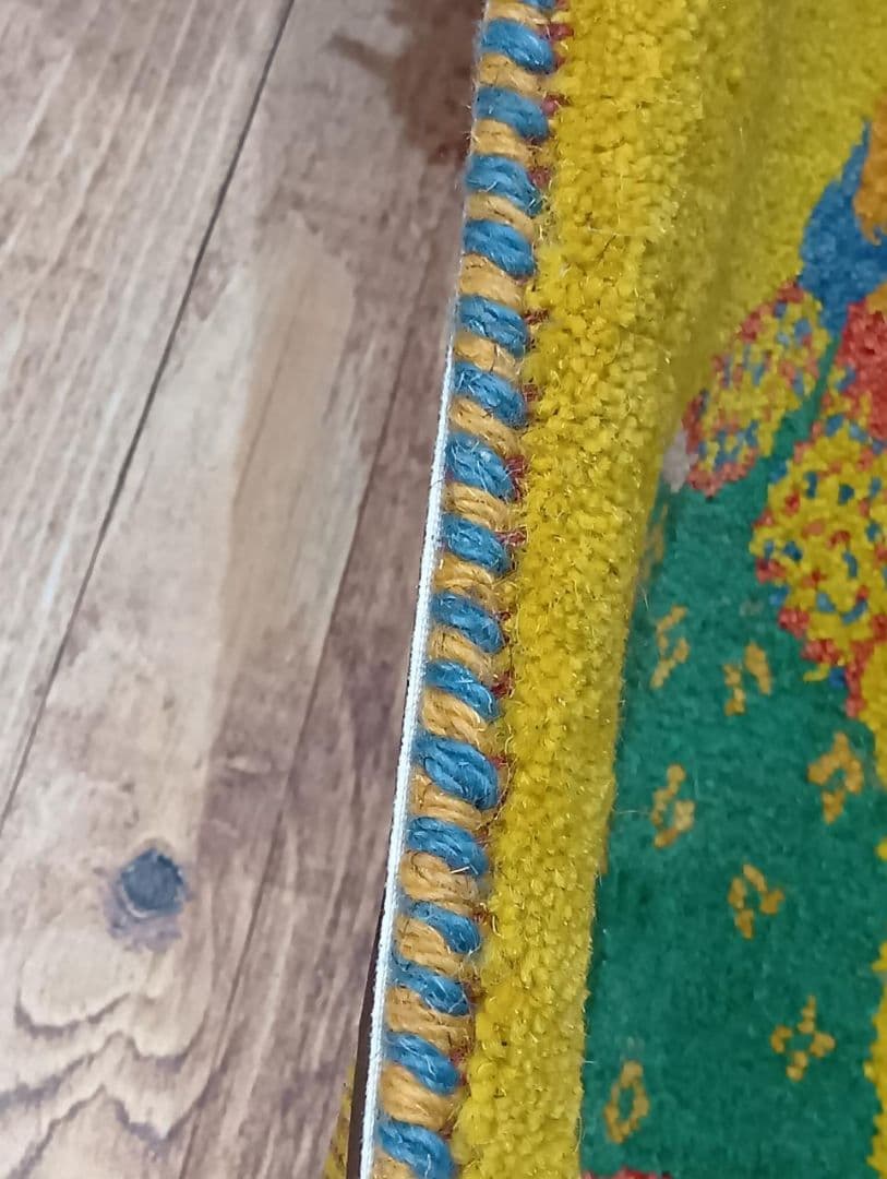 【ギャロさま専用】ペルシャ絨毯　ギャッベ　座布団　手織り　イラン(50)