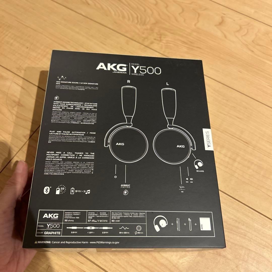 ★AKG Y500 WIRELESS BLACK