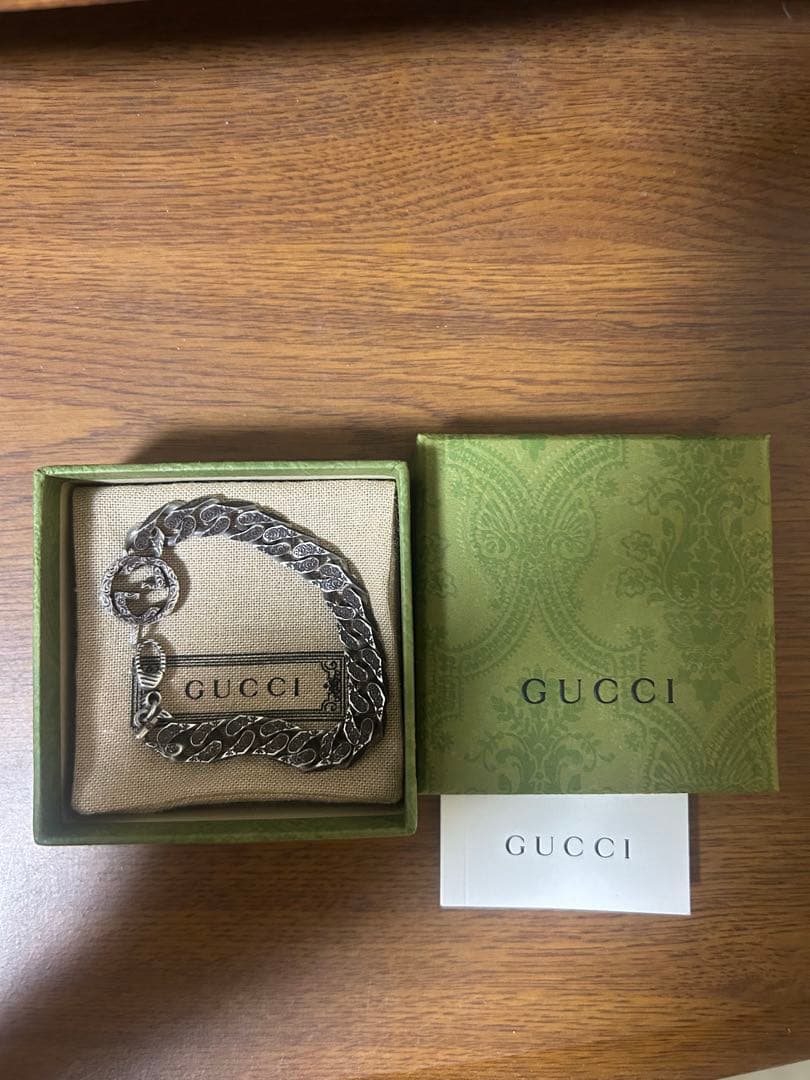 GUCCI チェーンブレスレット シルバー