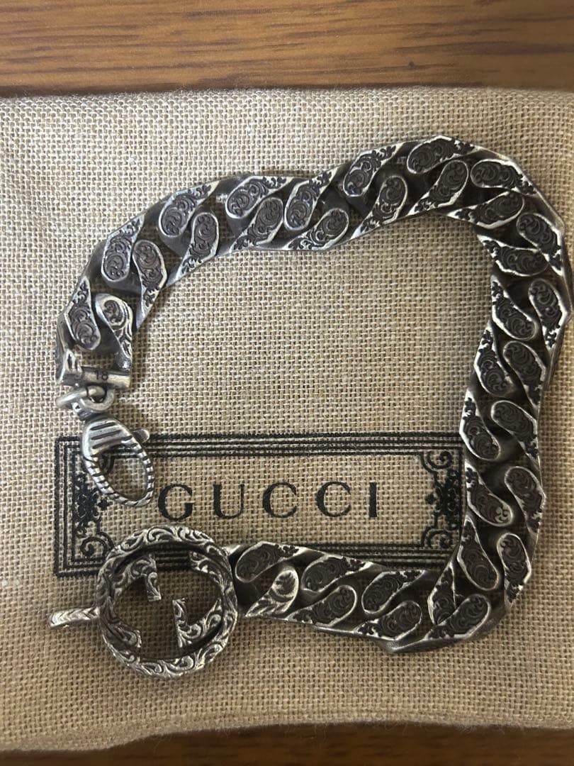 GUCCI チェーンブレスレット シルバー