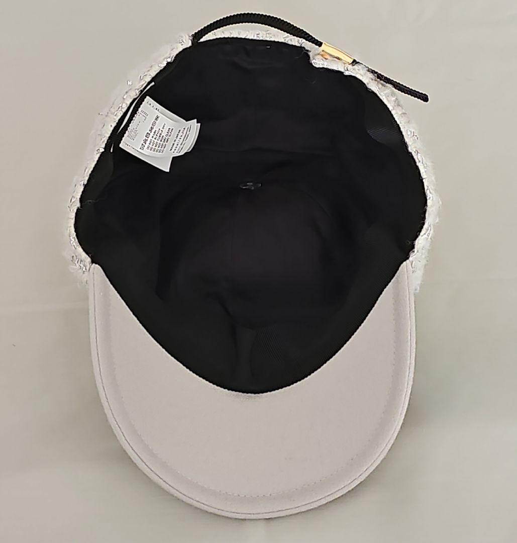 sacai ボアキャップ ホワイト