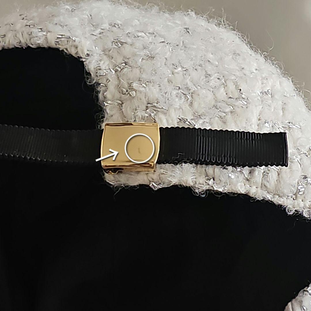 sacai ボアキャップ ホワイト