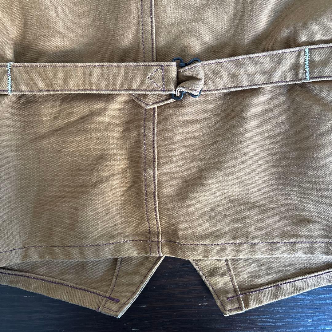 シュガーケーン SUGAR CANE 13oz ブラウンダック ワーク ベスト