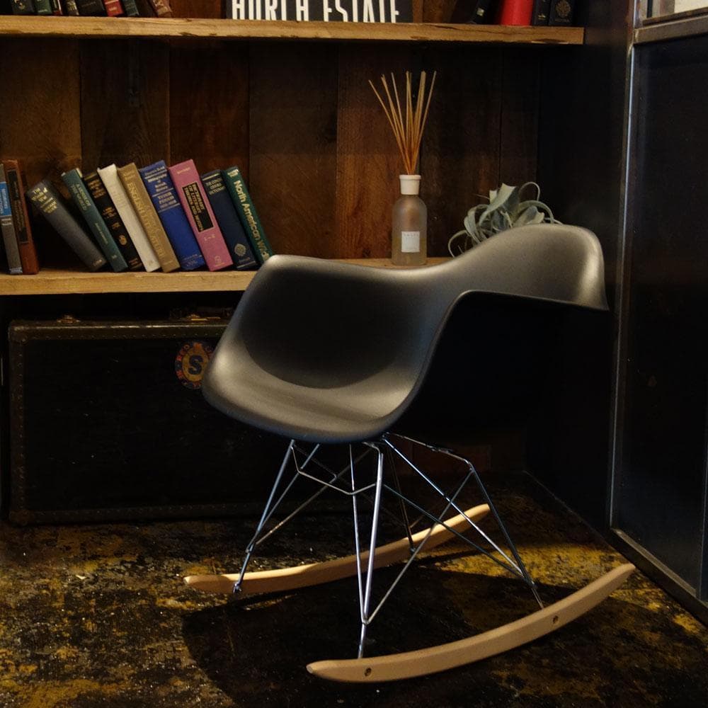 イームズ RAR シェルチェアー イス 椅子 Eames 家具 ブラック/NT