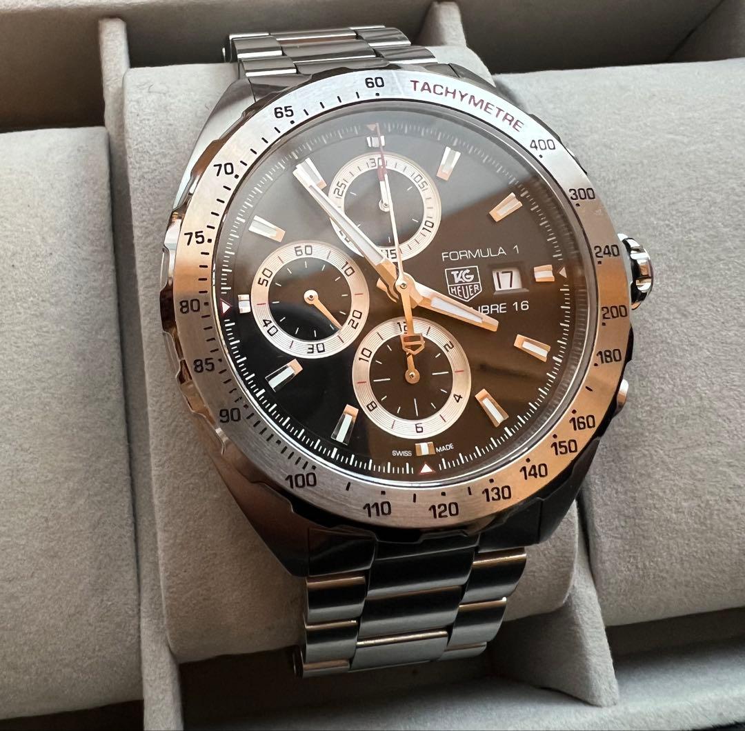 タグホイヤー TAG Heuer フォーミュラ1 デイト 自動巻腕時計 カレラ