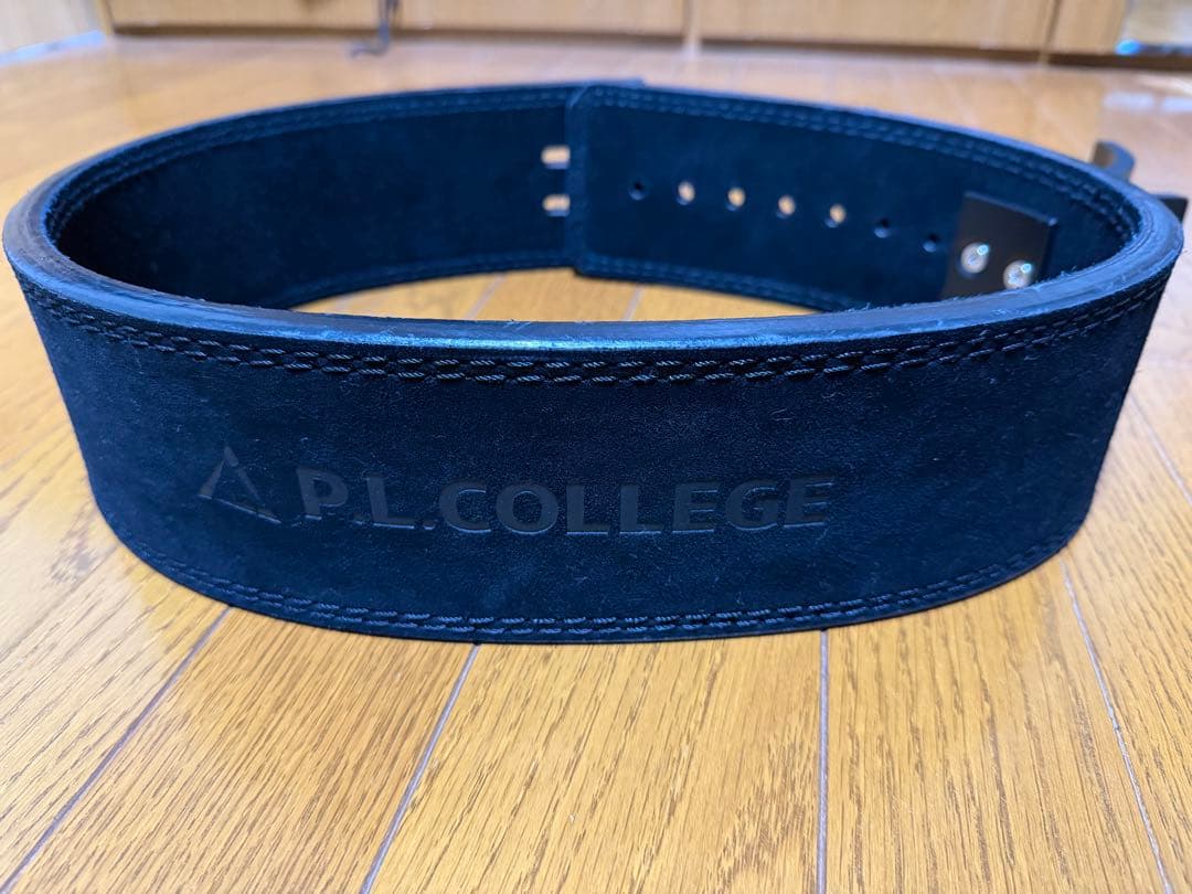 P.L.COLLEGE トレーニング・パワーベルト ブラック サイズL