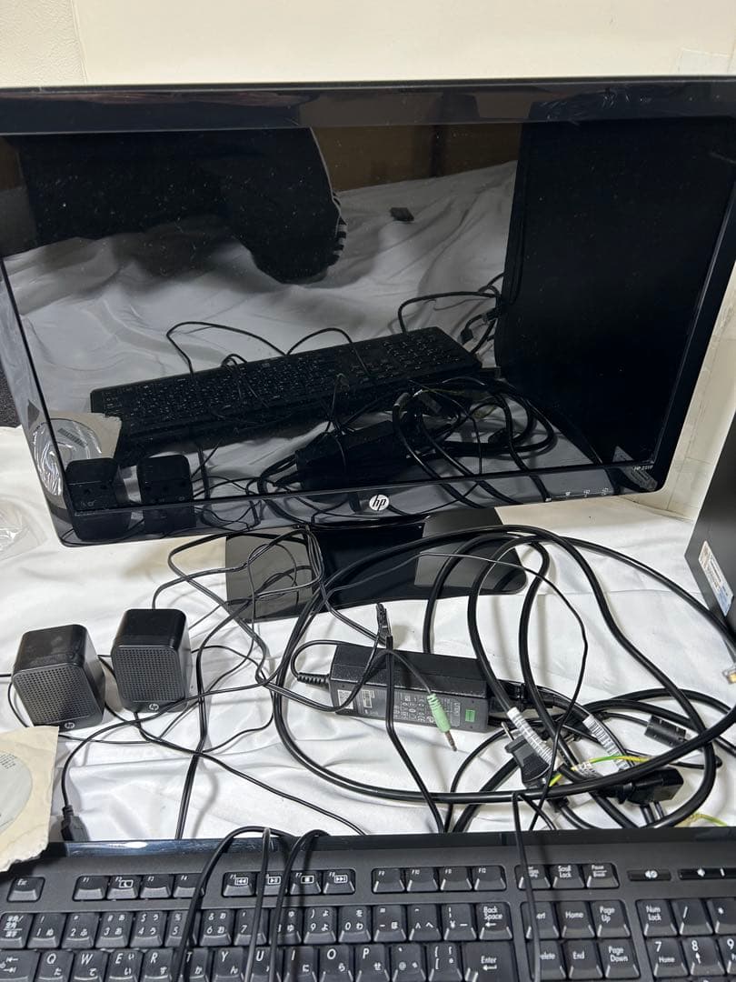 (A-086) HP Pavilion PC モニター キーボード付 Win10