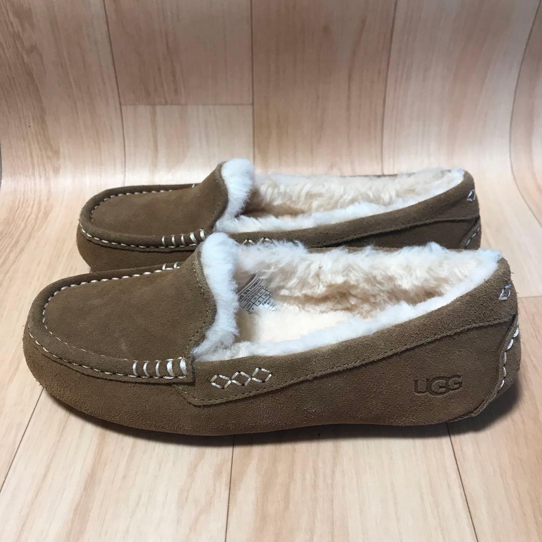 【新品】UGG ANSLEY モカシン チェスナット 25㎝