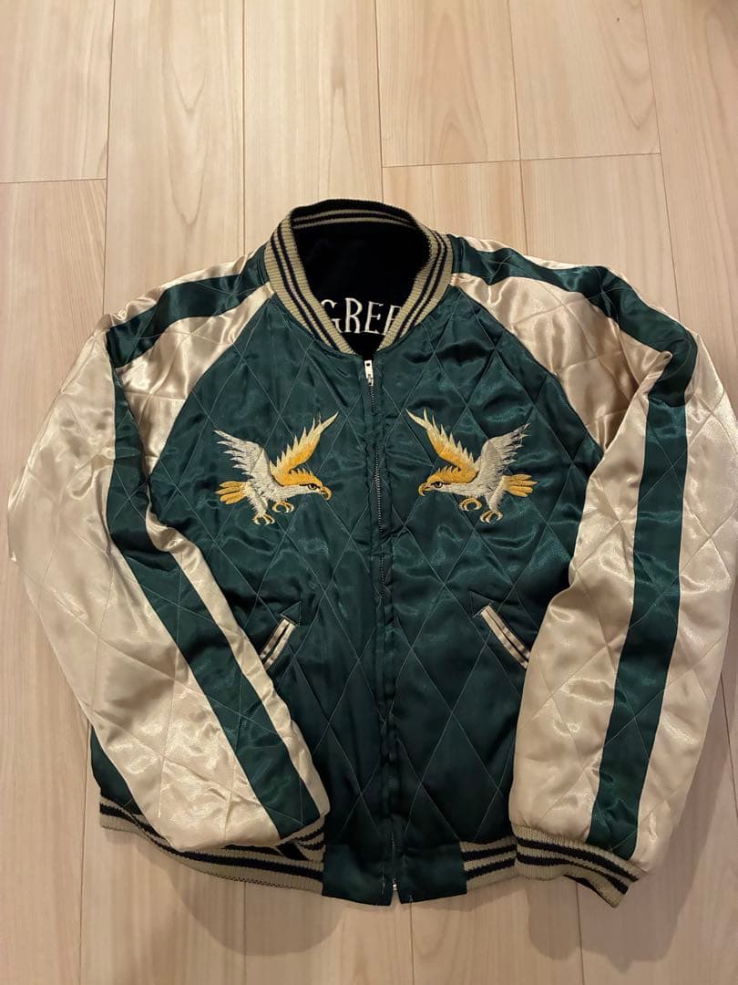 テイラー東洋　別珍　スカジャン　グリーンランド