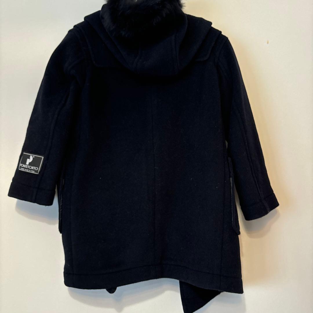 【7日まで】スナイデルネイビー ダッフルコート ファー付き