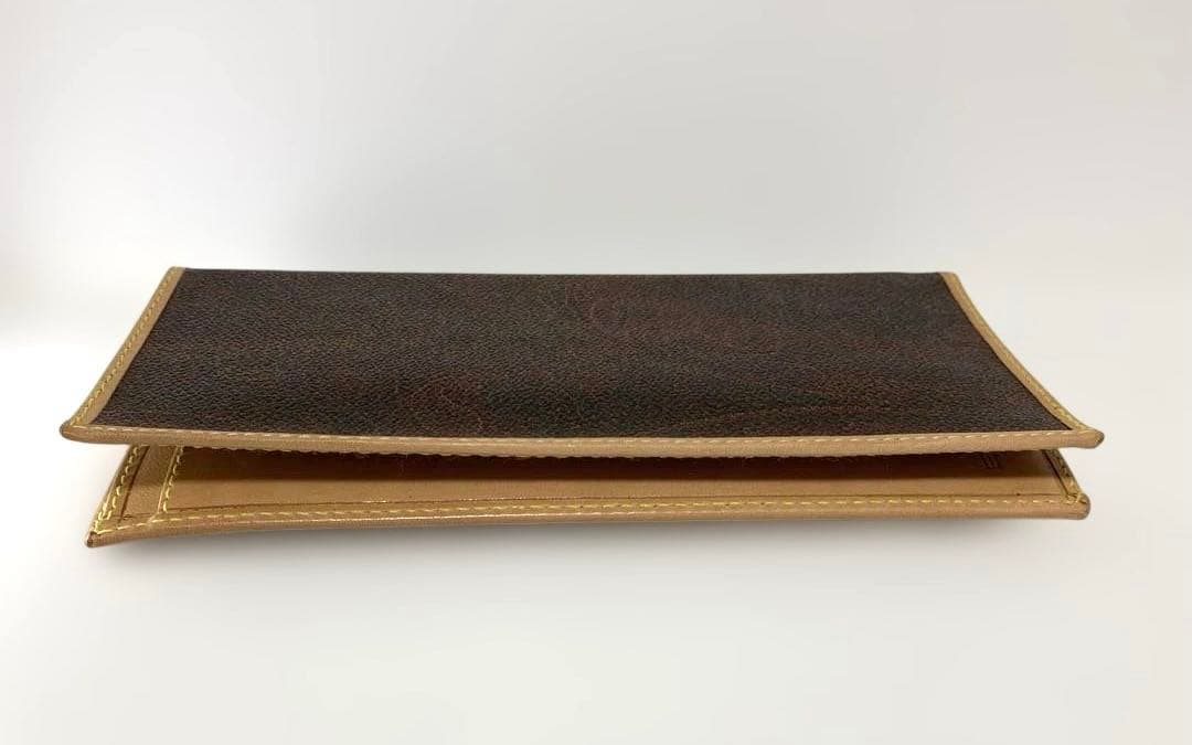 未使用エトロ ETRO 二つ折り財布 ウォレット 長財布 PVC レザー 総柄