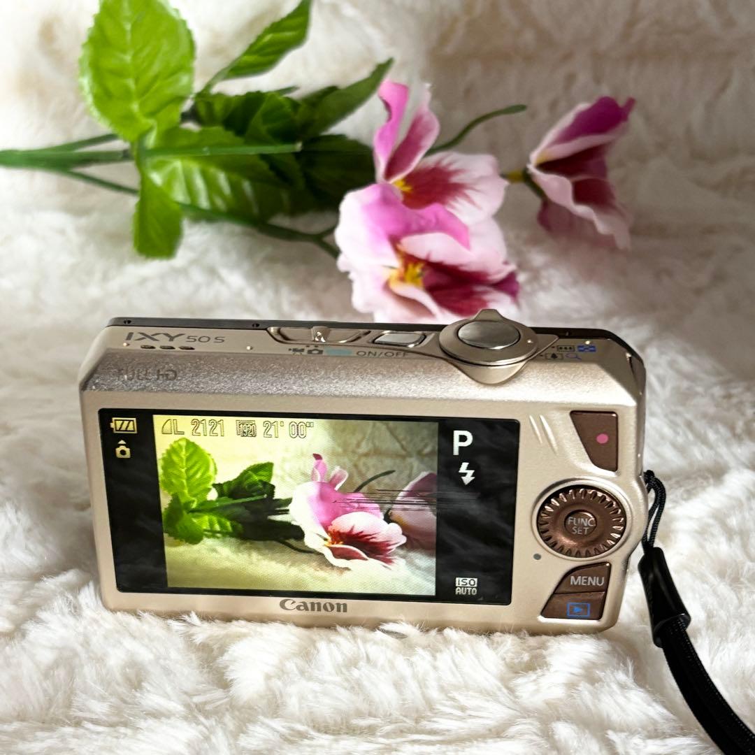 動作良好 Canon IXY 50S ブラウン