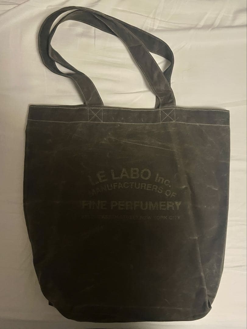 LE LABO WAXED CANVAS TOTEBAG トートバッグ