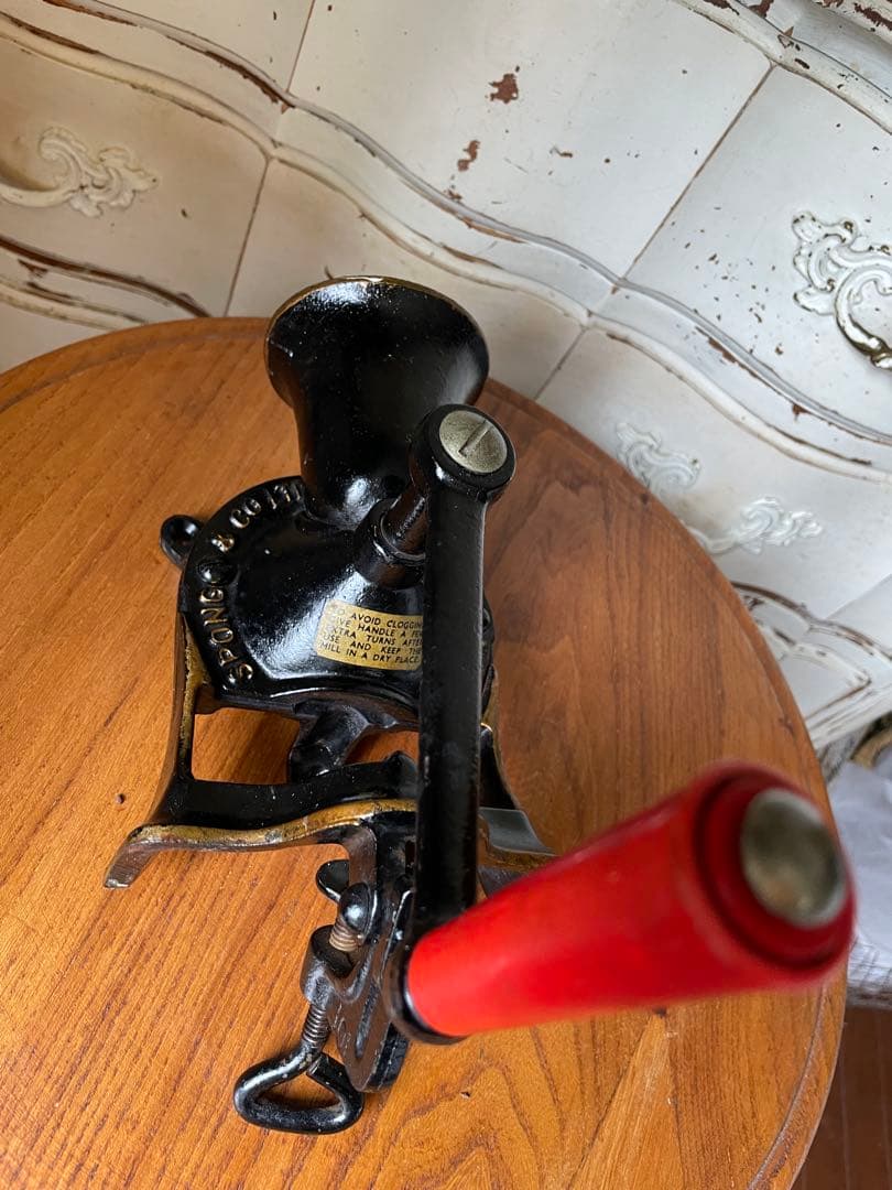 もも様専門イギリスアンティーク 壁掛け　コーヒー　ミル　グラインダー SPONG