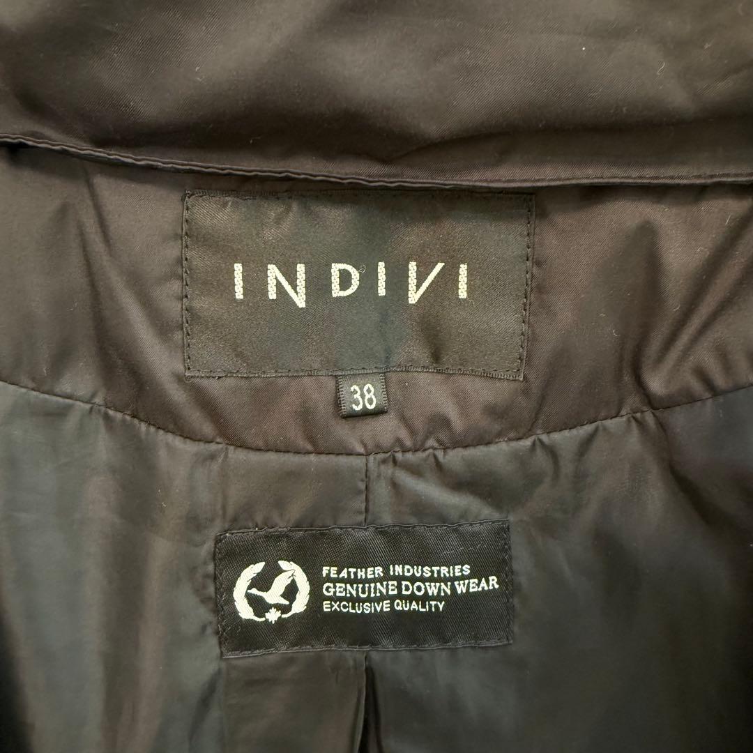 ❤︎大幅お値引き❤︎ INDIVI ブラック ダウンジャケット 38