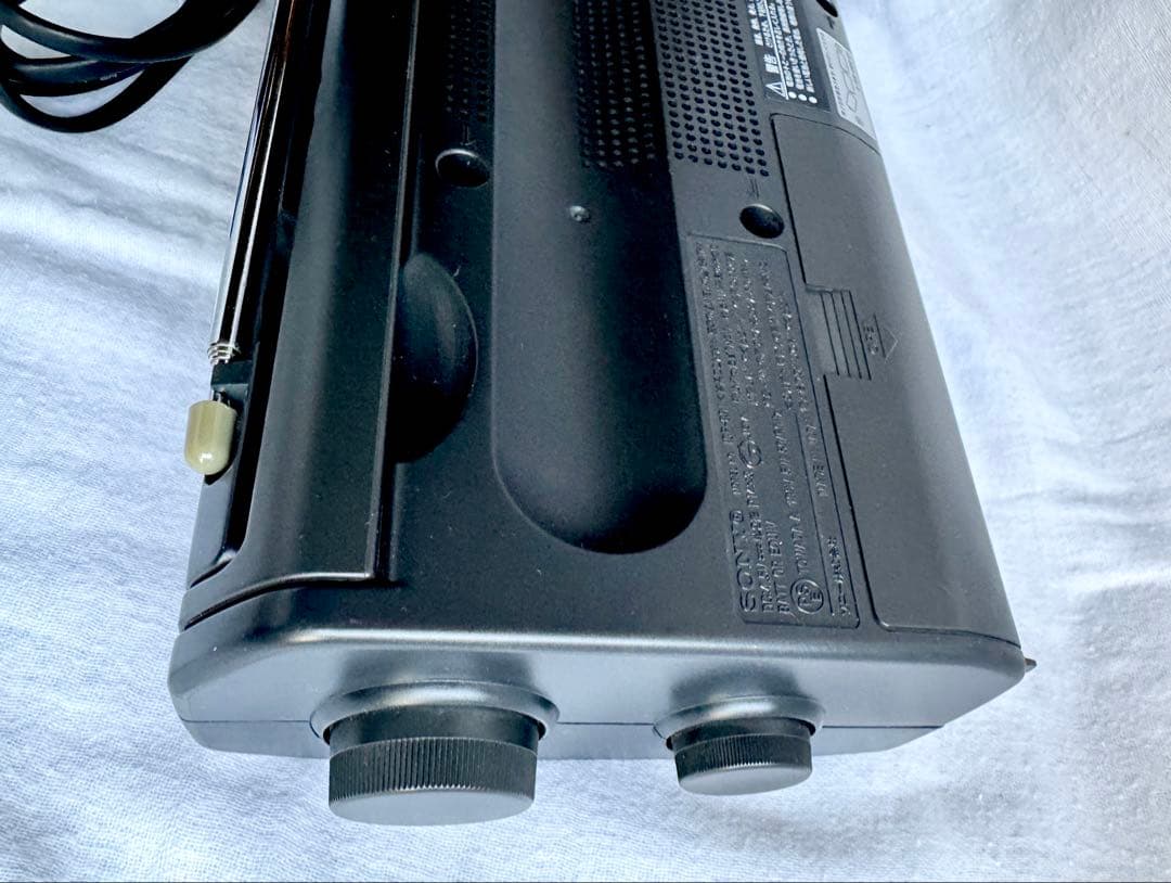 【美品】SONY ポータブル・ラジオ ICF-801 AM/FM ワイドFM対応