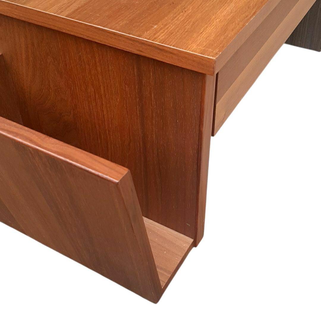 モリタインテリア TONO リビングテーブル デスク 引出 ウォールナット