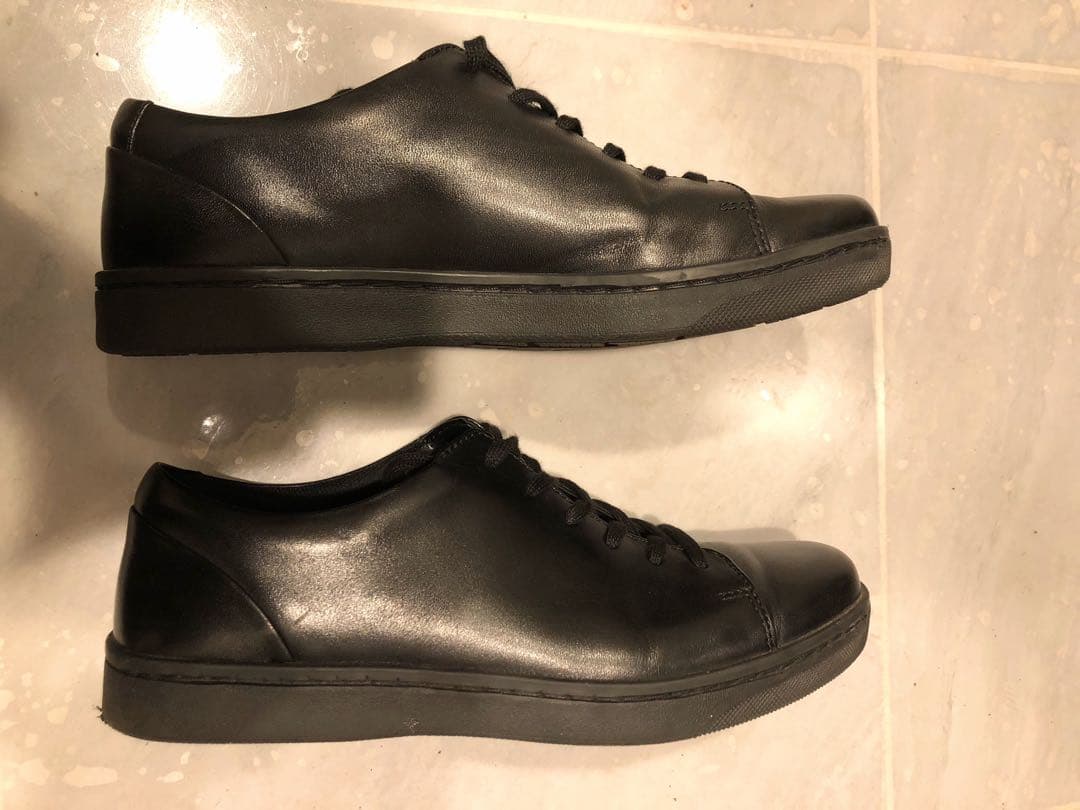 【ダシヲ】Clarks レザースニーカー/キットナロー