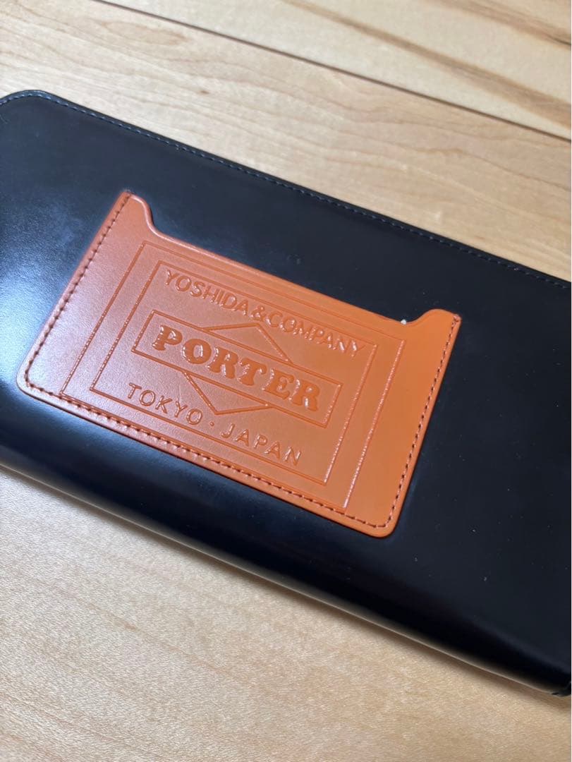 PORTER ポーター レザーロングウォレット(星柄)