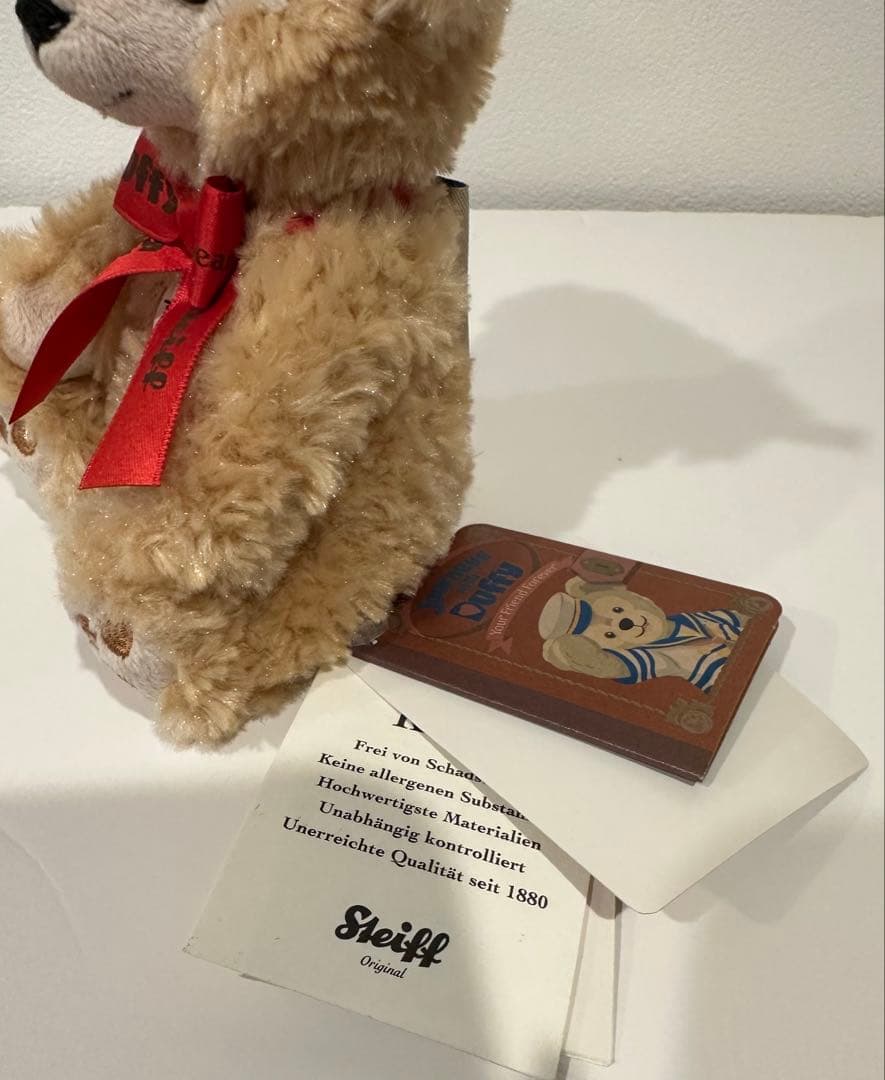 未使用 シュタイフ ダッフィー＆シェリーメイ ぬいぐるみ 10周年記念