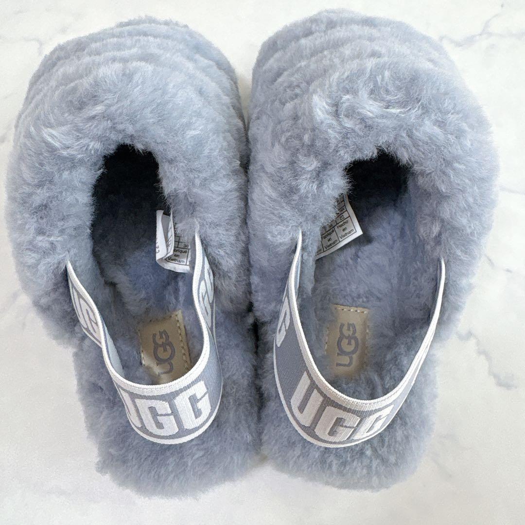 アグ UGG W FLUFF YEAH SLIDE 6 ファー サンダル 36