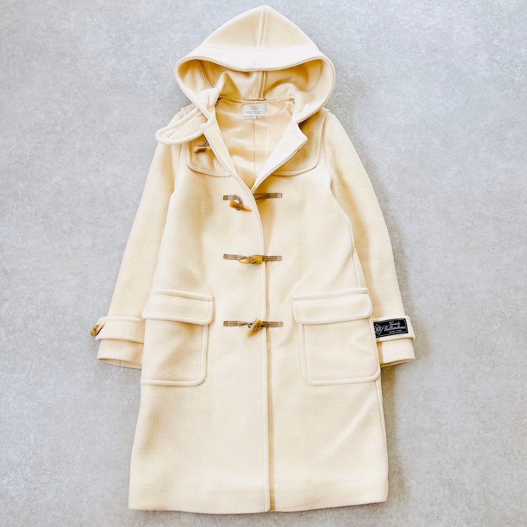 美品 ユナイテッドアローズ パイルメルトンロングダッフルコート バロムブローサ