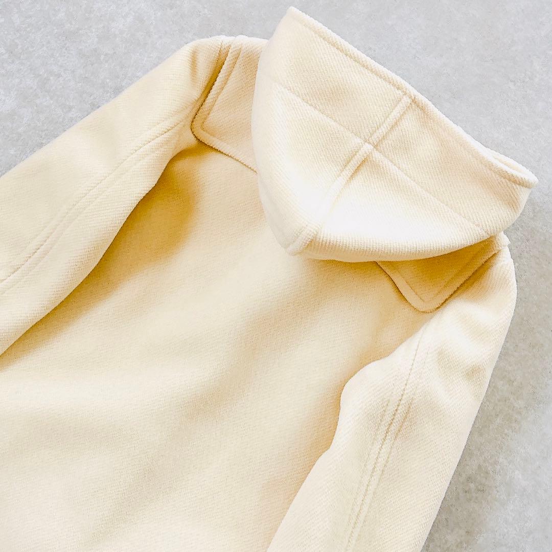 美品 ユナイテッドアローズ パイルメルトンロングダッフルコート バロムブローサ