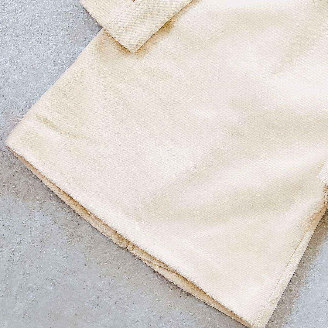 美品 ユナイテッドアローズ パイルメルトンロングダッフルコート バロムブローサ