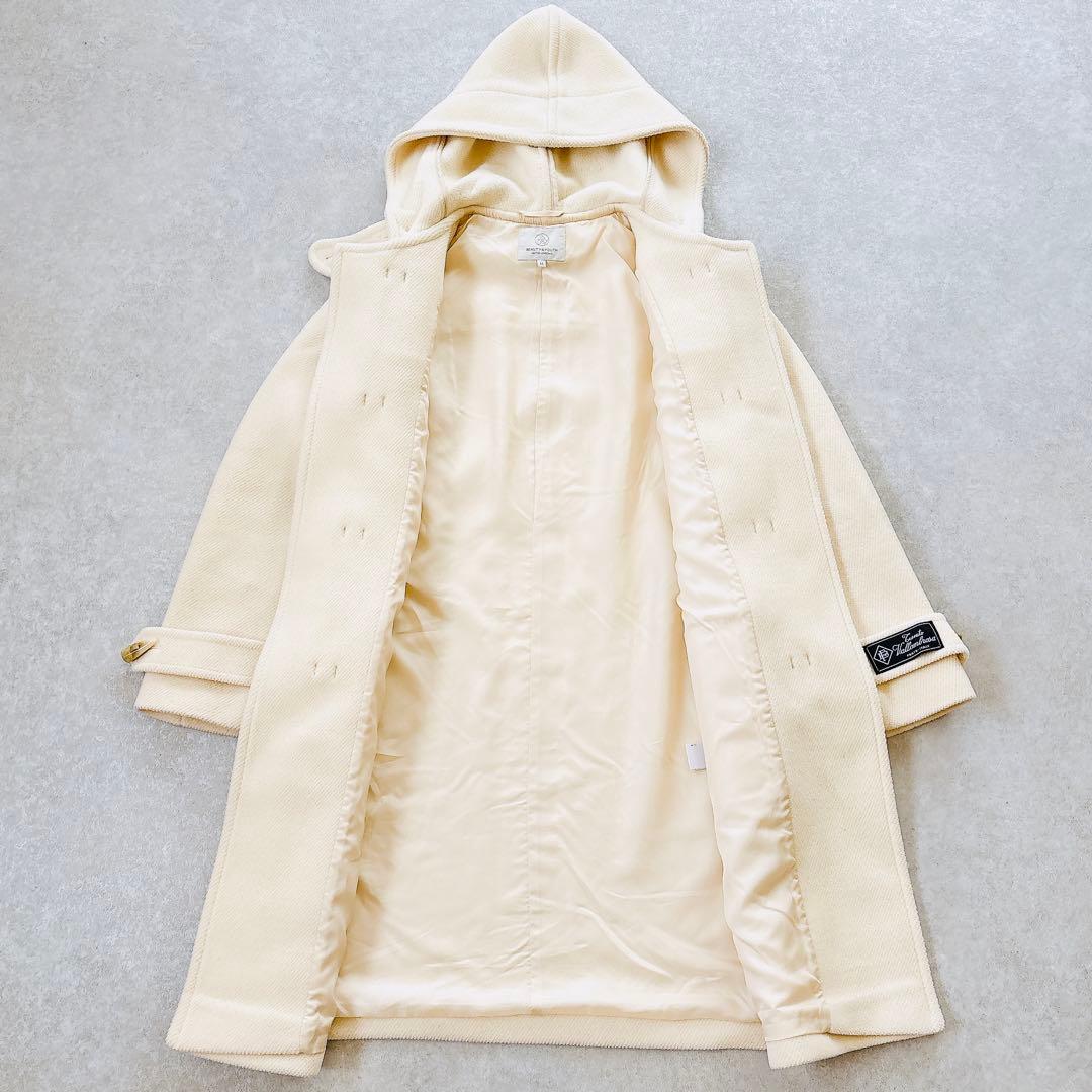 美品 ユナイテッドアローズ パイルメルトンロングダッフルコート バロムブローサ