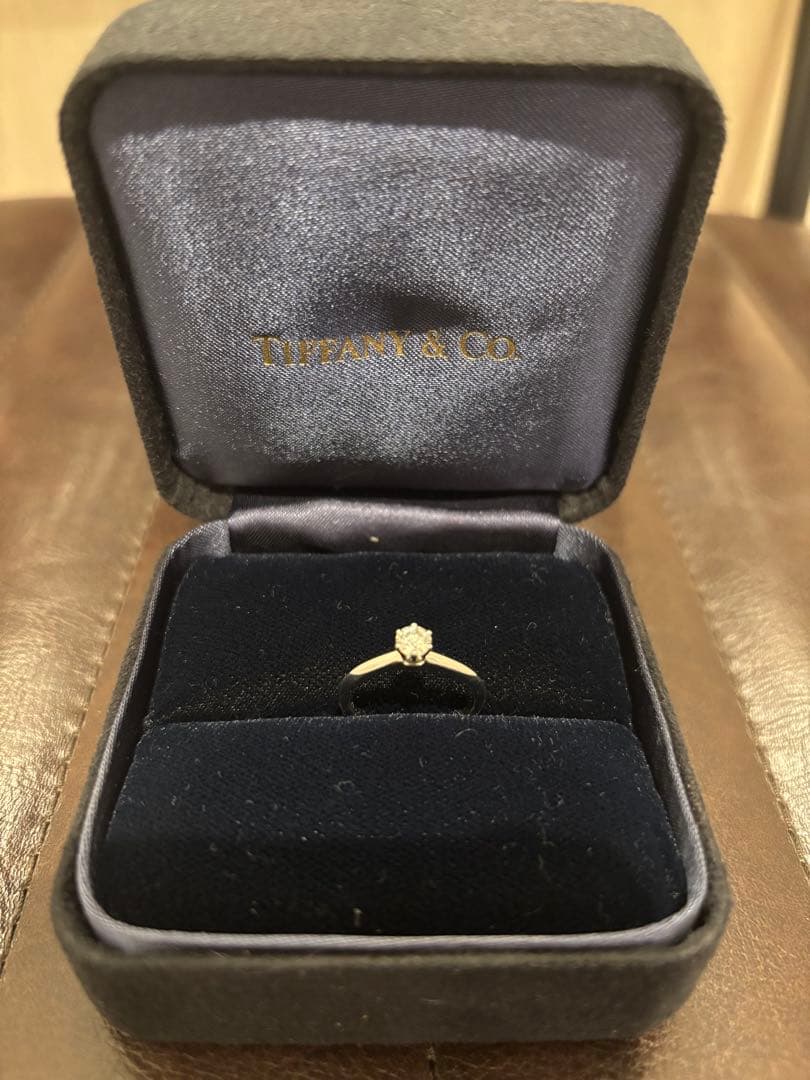 Tiffany婚約指輪0.27ct ９号