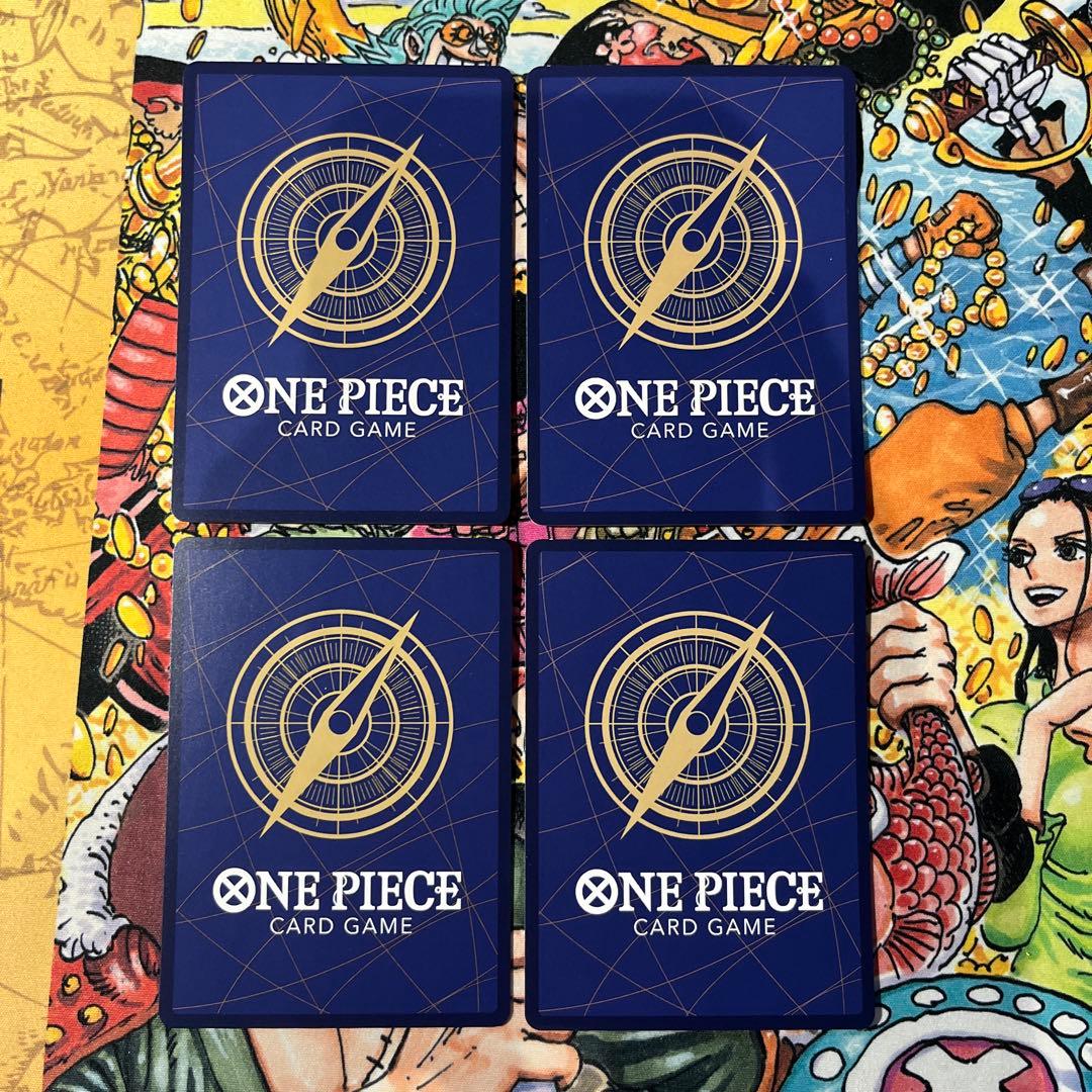 ルフィ　シークレットパラレル4枚