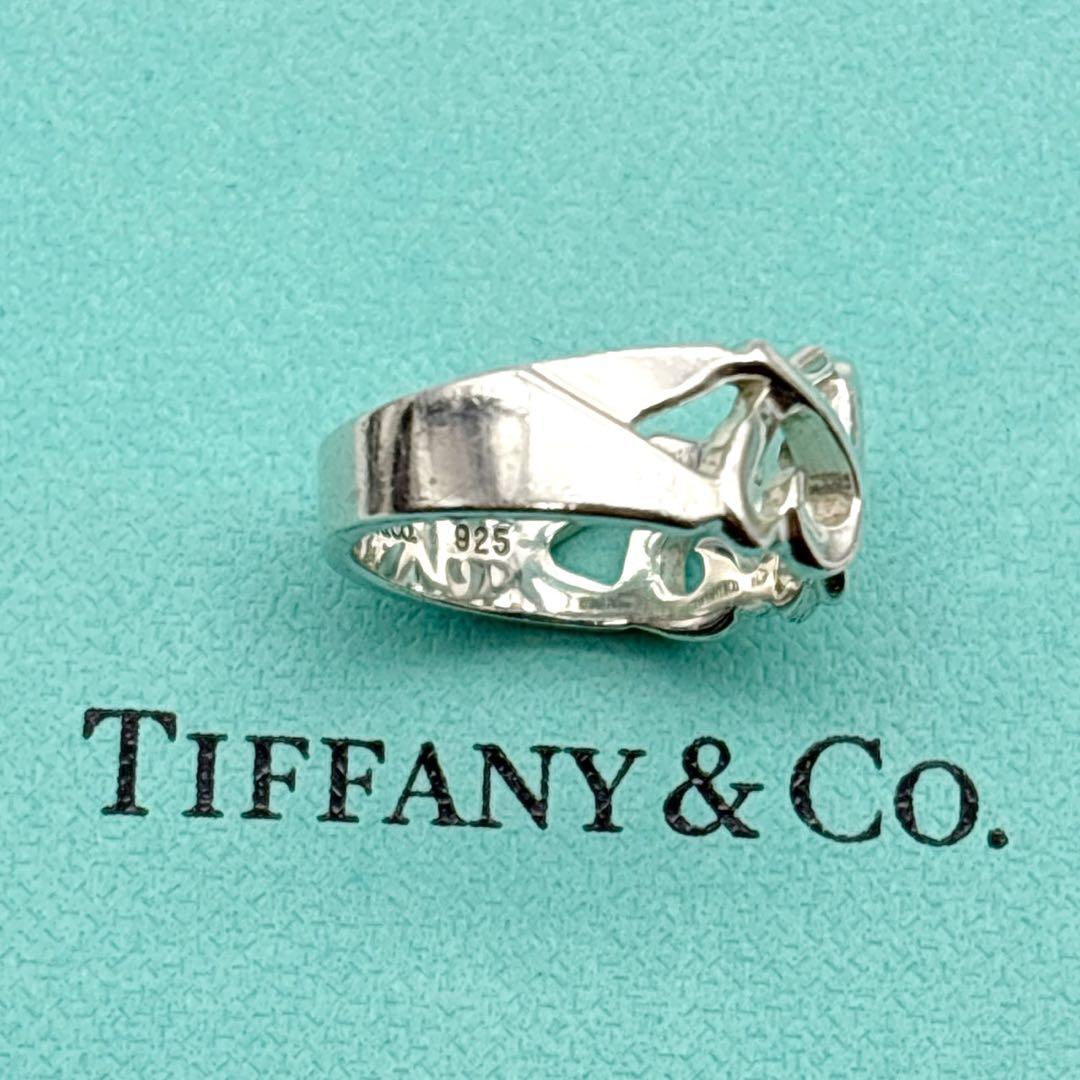 美品◎ ティファニー パロマピカソ トリプルラビングハート リング 指輪 約9号