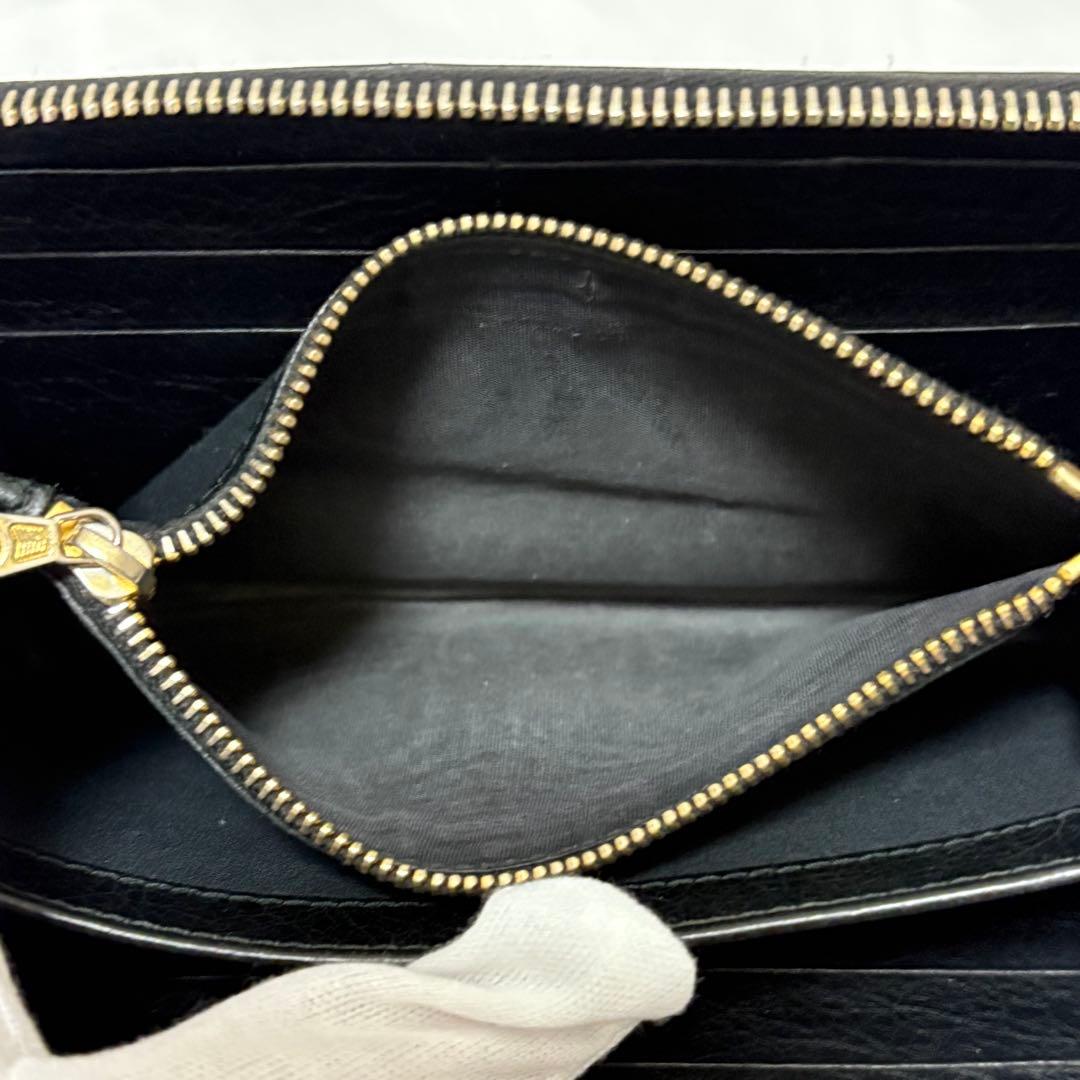 良品 バレンシアガ ジャイアント コンチネンタル 長財布 ラウンドジップ Y2K