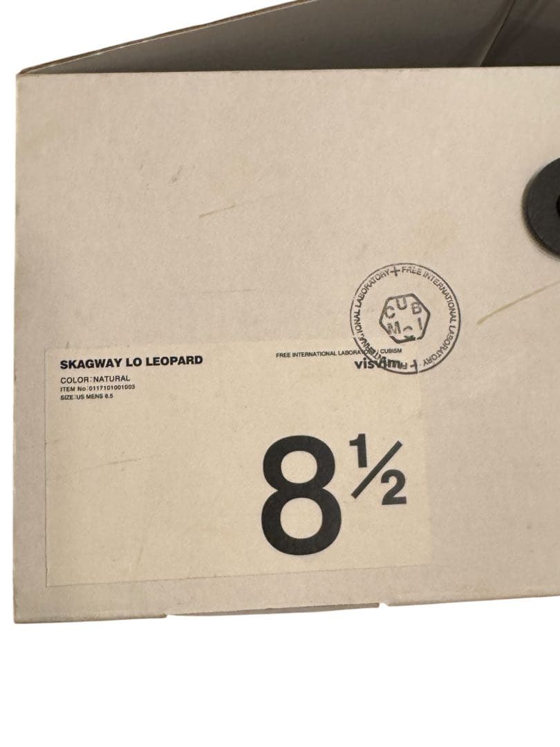 visvim SKAGWAY LO LEOPARDビズビム ヒョウ柄 スニーカー