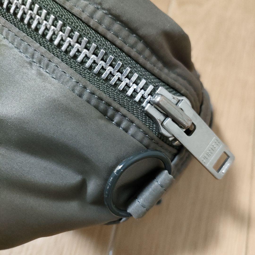 ★美品★PORTER タンカー　ボディバッグ ウエストポーチ　シルバーグレー