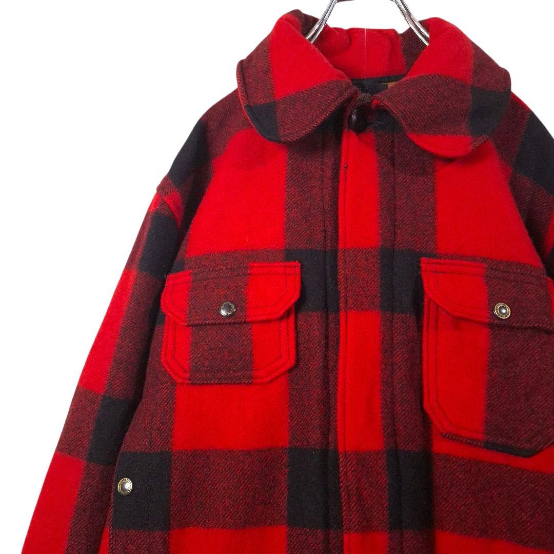 50s USA製 ウールリッチ バッファローチェック マッキーノジャケット