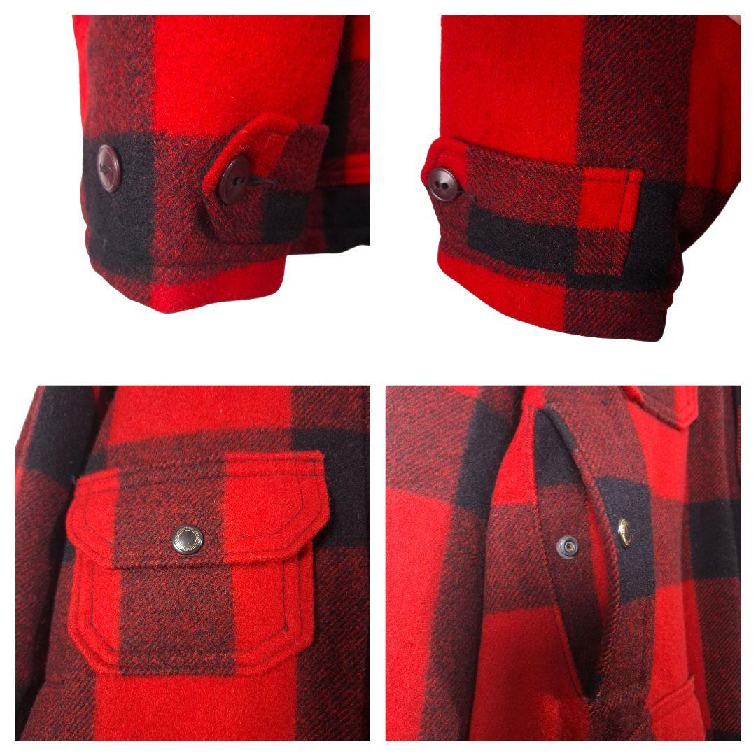 50s USA製 ウールリッチ バッファローチェック マッキーノジャケット