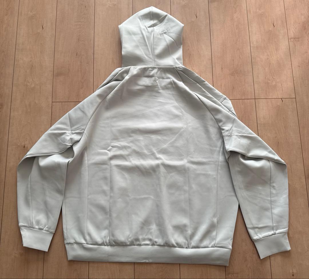 ナメクジ　コールアンドレスポンスフレンチブル-プリントパーカー