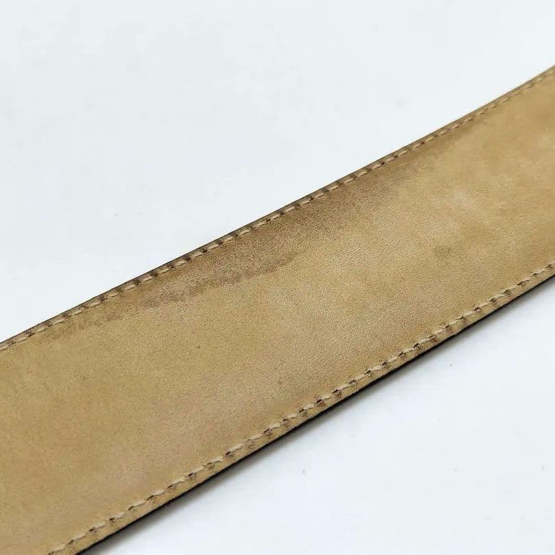 GUCCI マイクロGG レザーベルト ピンク 93±5 幅3.8cm d02