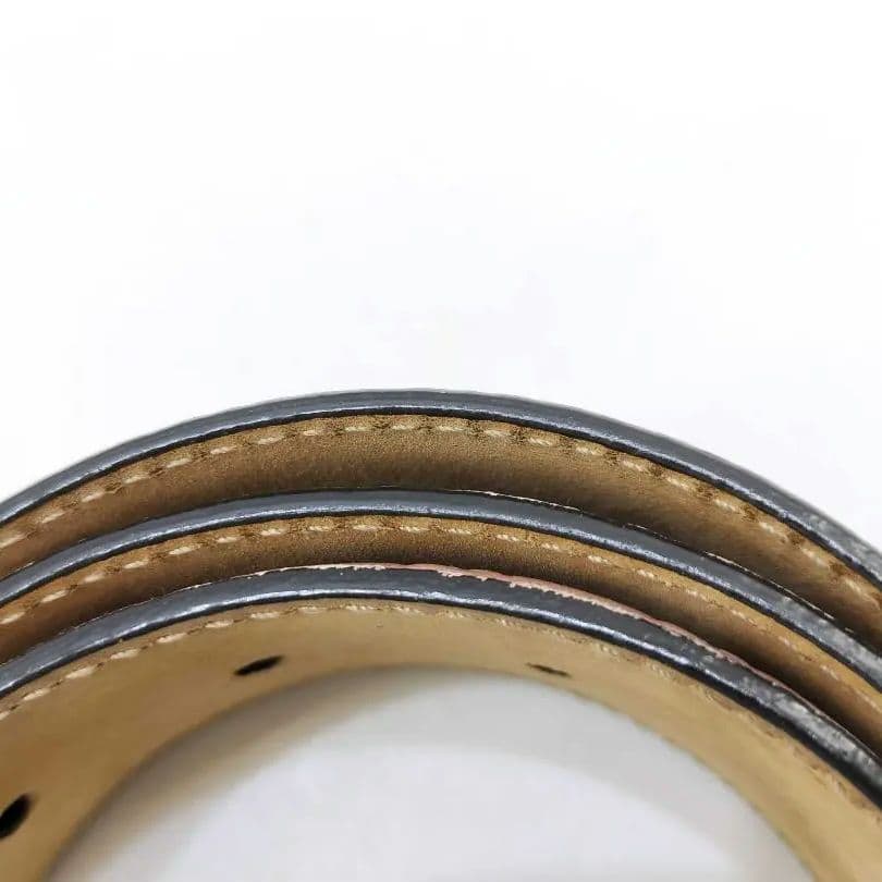 GUCCI マイクロGG レザーベルト ピンク 93±5 幅3.8cm d02