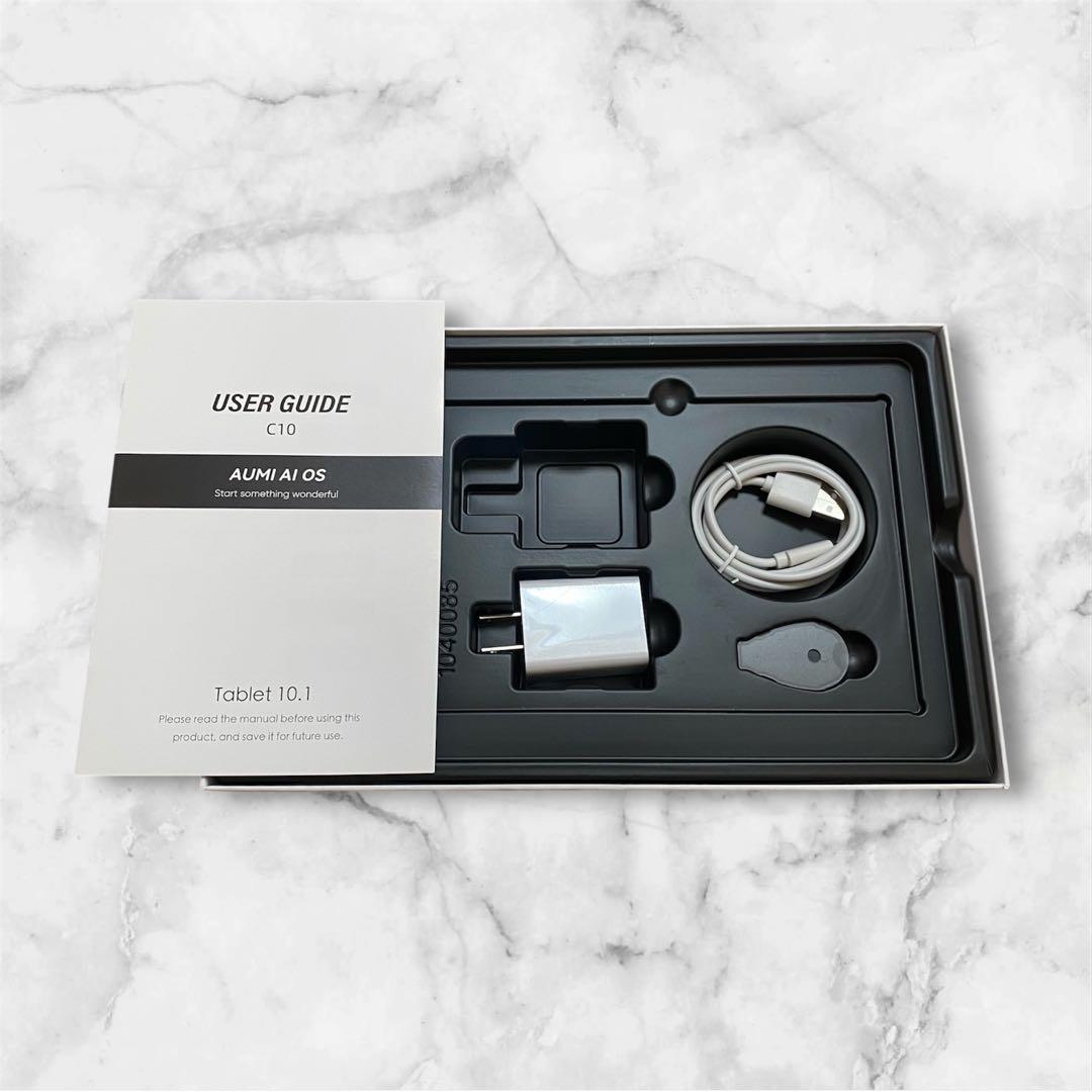 10インチ タブレット Android15 Wi-Fiモデル Type-C 白