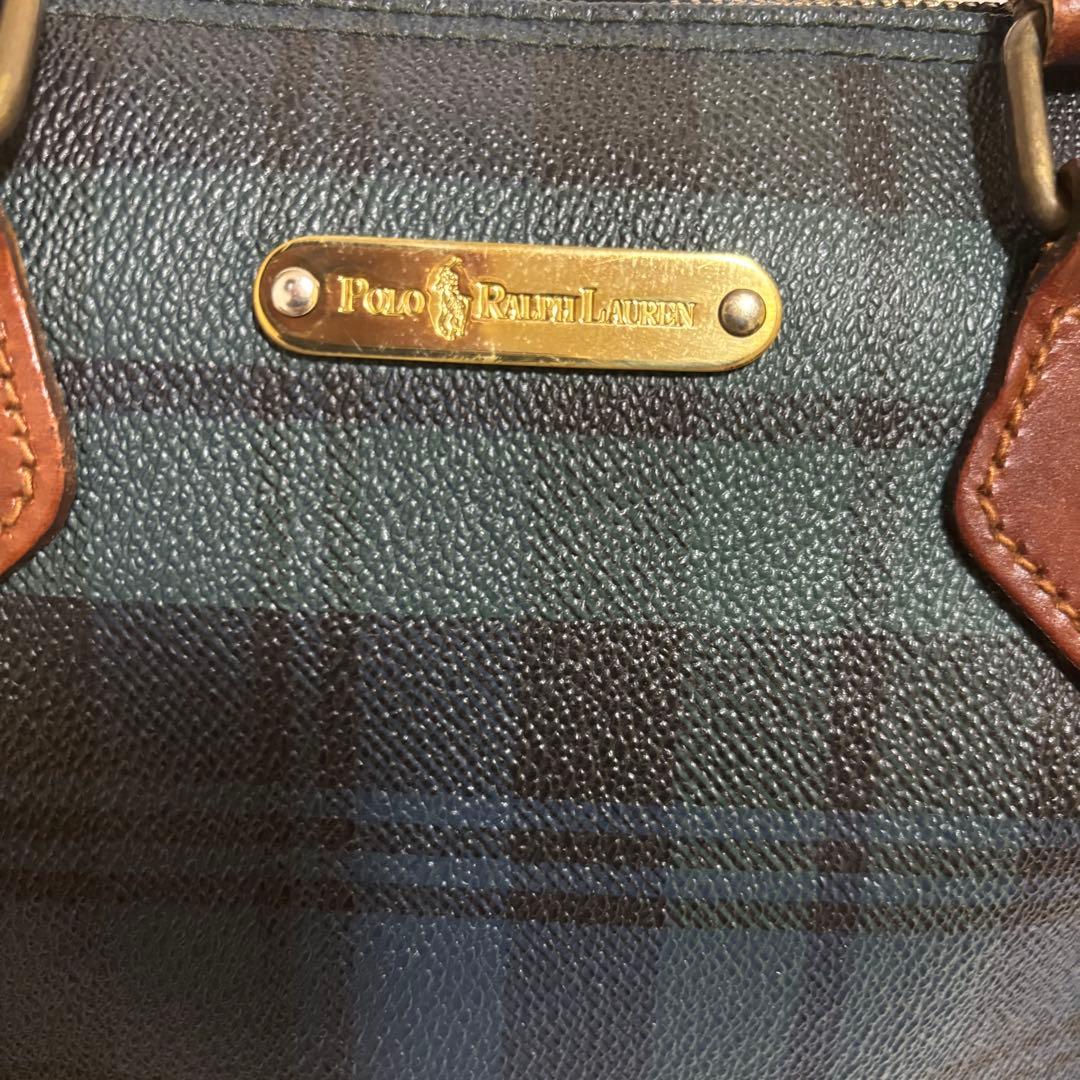 【美品】ラルフローレン ミニボストンバッグ ビンテージ