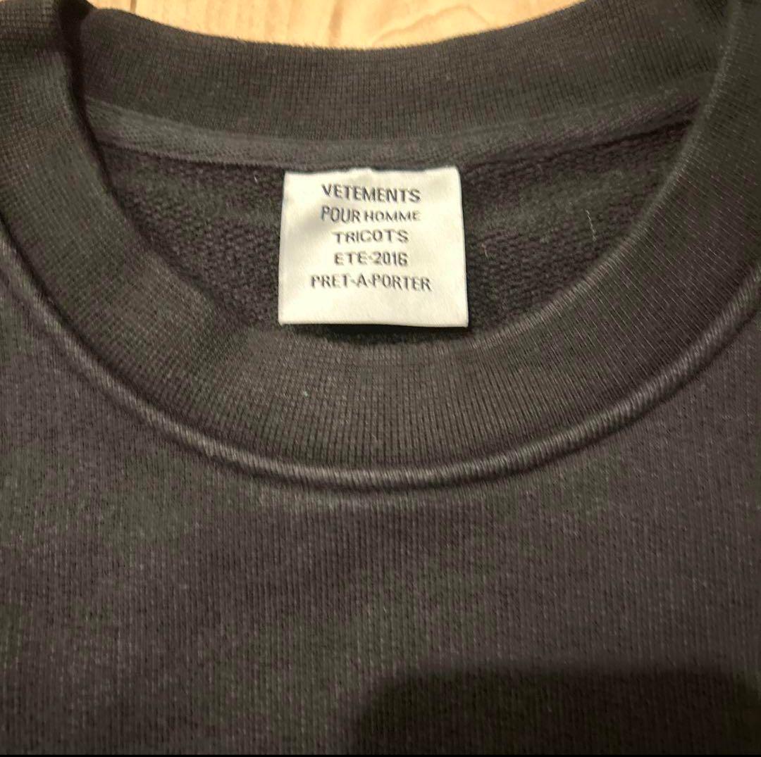 vetements スウェット