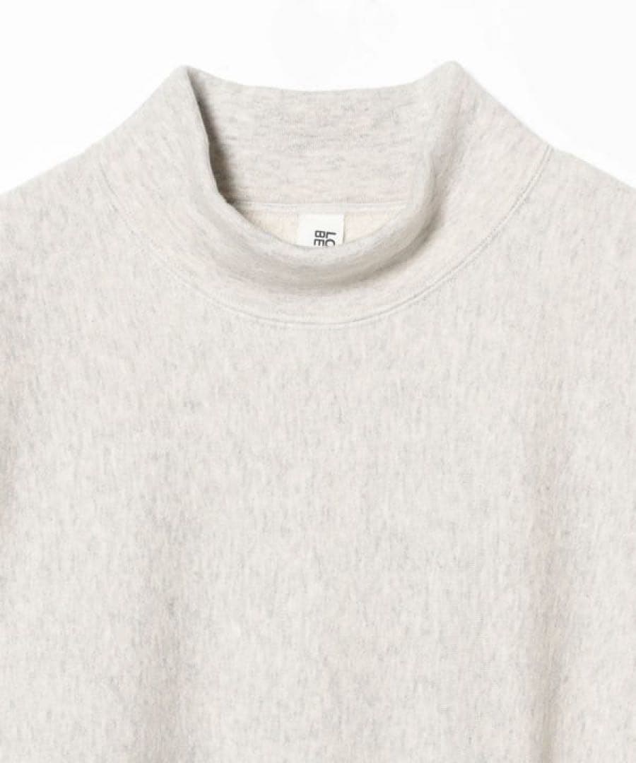 トップス BEAMS PLUS LOOPWHEELER sweat mock neck