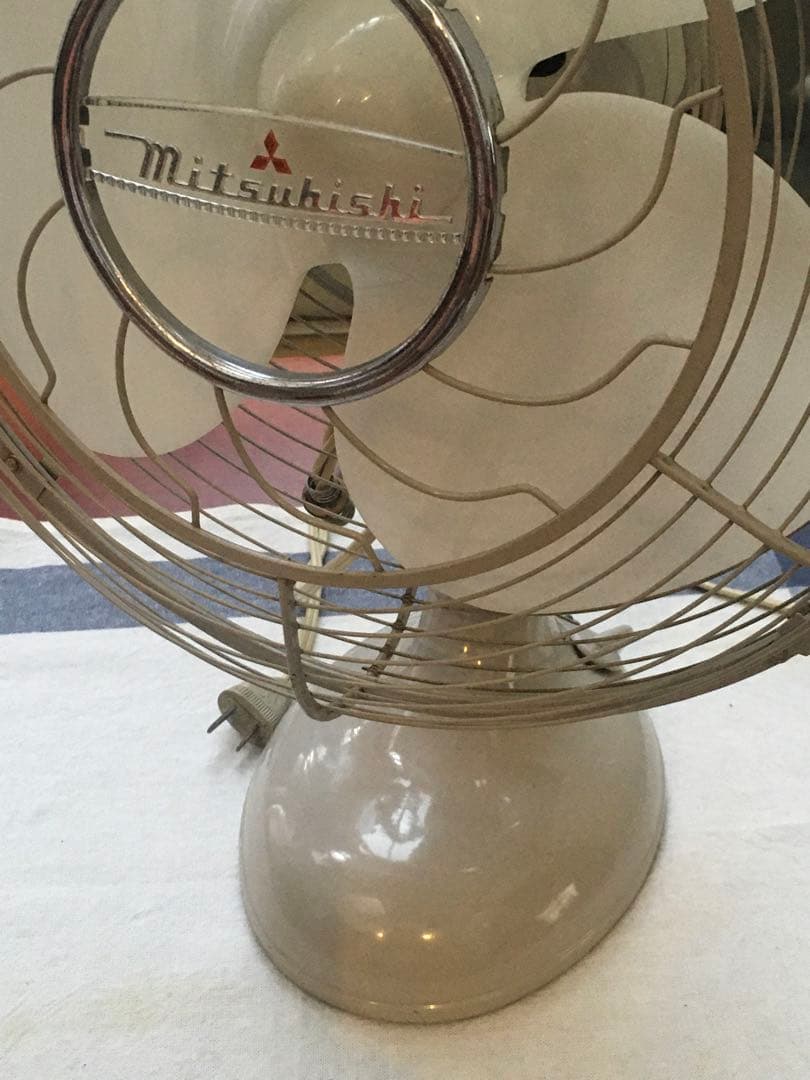 値下げ　卓上　扇風機 　三菱電機　レトロモダン　昭和モダン　インテリア
