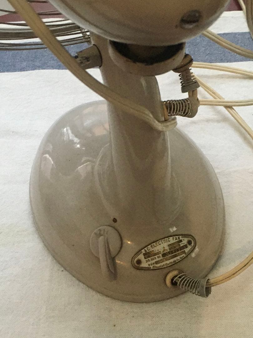 値下げ　卓上　扇風機 　三菱電機　レトロモダン　昭和モダン　インテリア